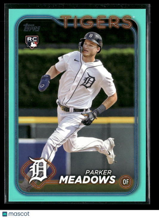 2024 Topps Series Two Parker Meadows #516 Aqua RC