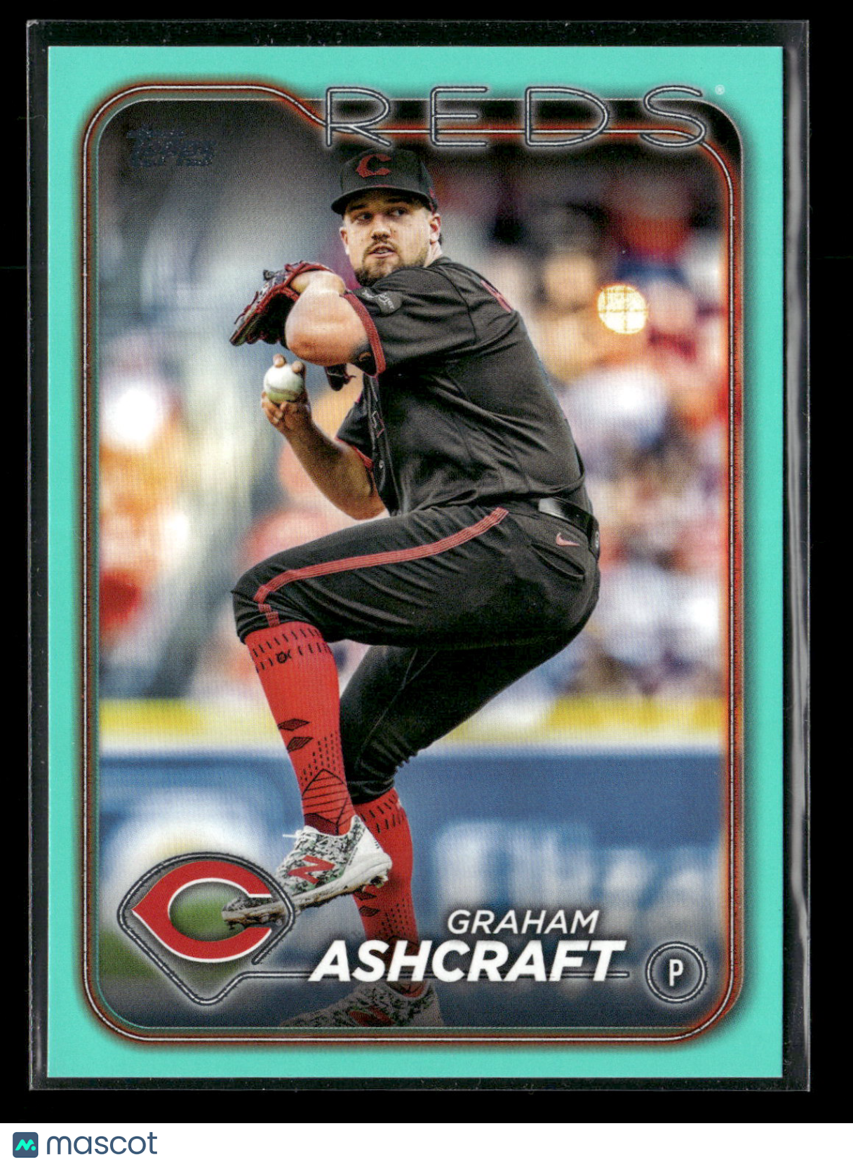 2024 Topps Series Two Graham Ashcraft #652 Aqua
