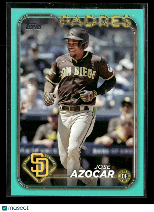 2024 Topps Series Two José Azocar #423 Aqua