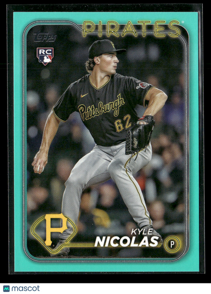 2024 Topps Series Two Kyle Nicolas #408 Aqua Border RC