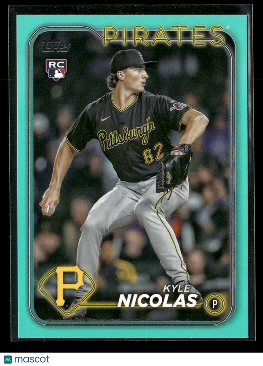 2024 Topps Series Two Kyle Nicolas #408 Aqua Border RC