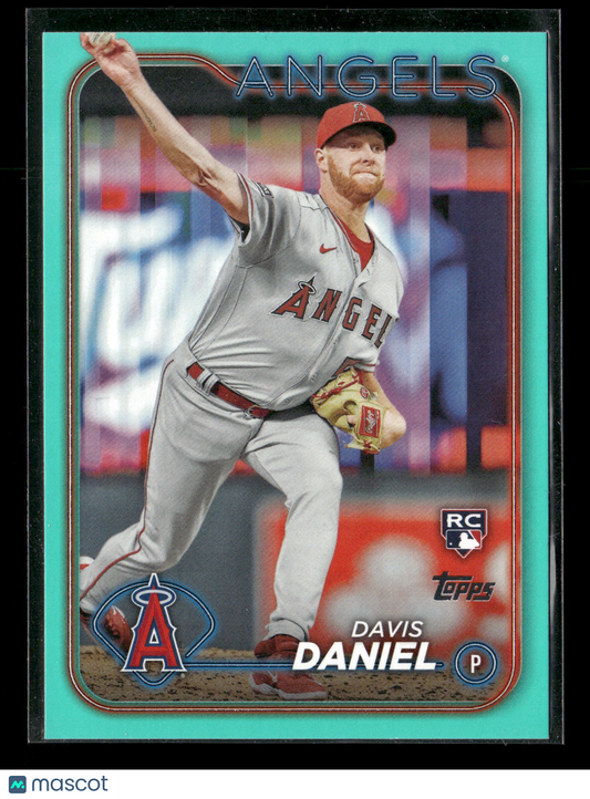 2024 Topps Series Two Davis Daniel #592 Aqua RC