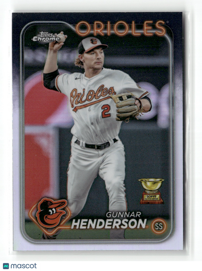 2024 Topps Chrome Gunnar Henderson #36 Refractor