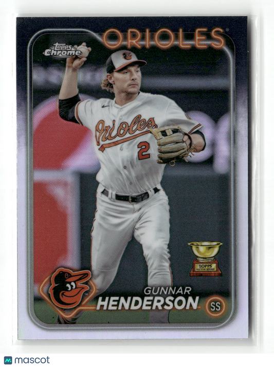 2024 Topps Chrome Gunnar Henderson #36 Refractor