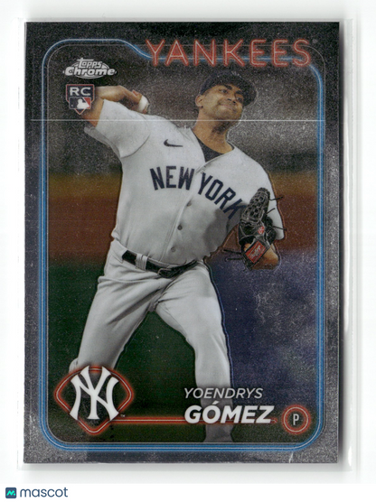2024 Topps Chrome Yoendrys Gómez #160 RC