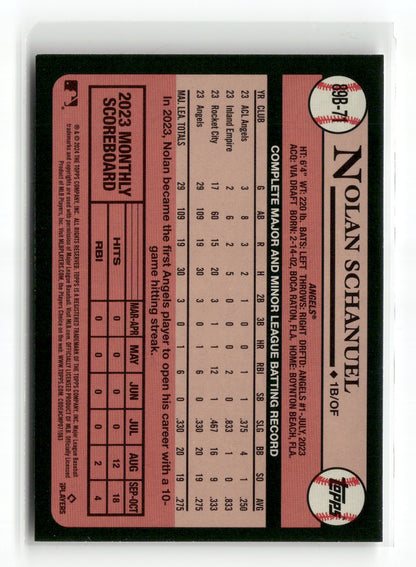 2024 1989 Topps Baseball Nolan Schanuel #89B-71 RC