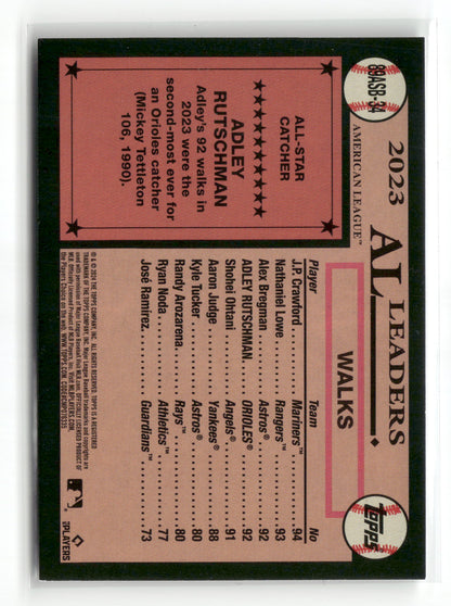 2024 1989 Topps Baseball All-Star Adley Rutschman #89ASB-34