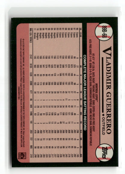 2024 1989 Topps Baseball Vladimir Guerrero #89B-68