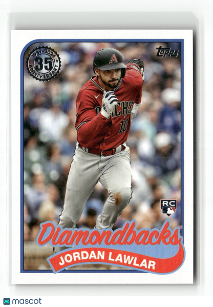 2024 1989 Topps Baseball Jordan Lawlar #89B-1 RC