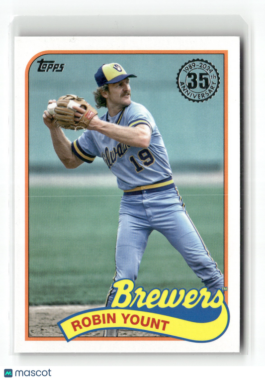 2024 1989 Topps Baseball Robin Yount #89B-55