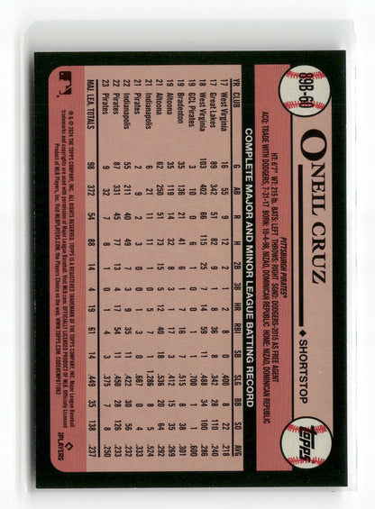 2024 Topps Series One Oneil Cruz #89B-60 1989 Topps Baseball