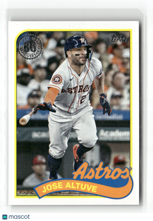 2024 Topps Series One Jose Altuve #89B-27 1989 Topps Baseball