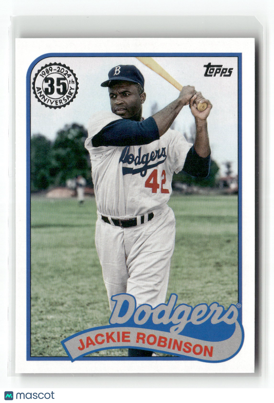 2024 Topps Series One Jackie Robinson #89B-54 1989 Topps Baseball
