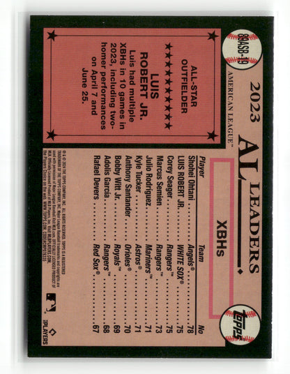 2024 Topps Series Two Luis Robert Jr. #89ASB-19 1989 Topps Baseball All-Star