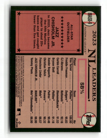 2024 Topps Series Two Jazz Chisholm Jr. #89ASB-9 1989 Topps Baseball All-Star