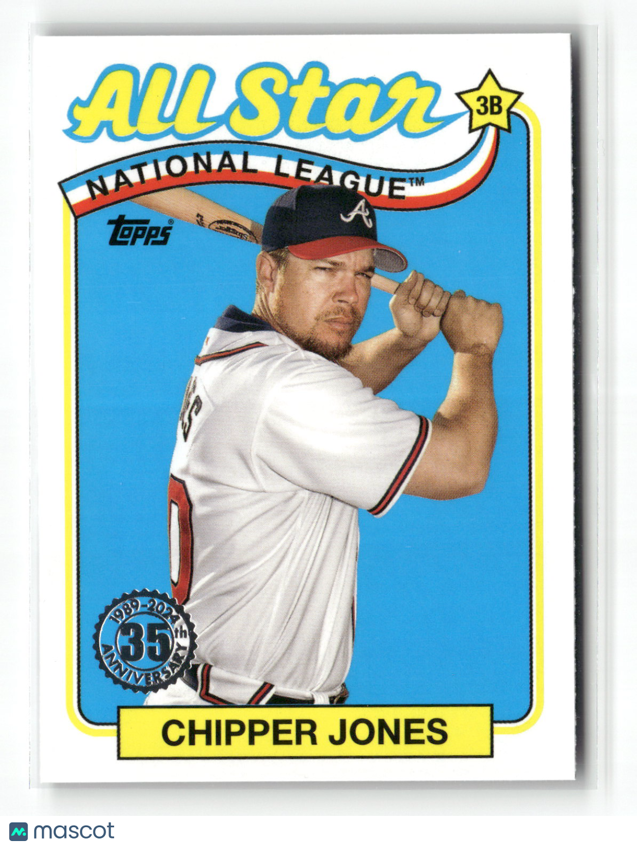 2024 Topps Series Two Chipper Jones #89ASB-11 1989 Topps Baseball All-Star