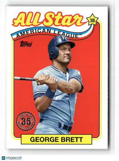 2024 Topps Series Two George Brett #89ASB-39 1989 Topps Baseball All-Star