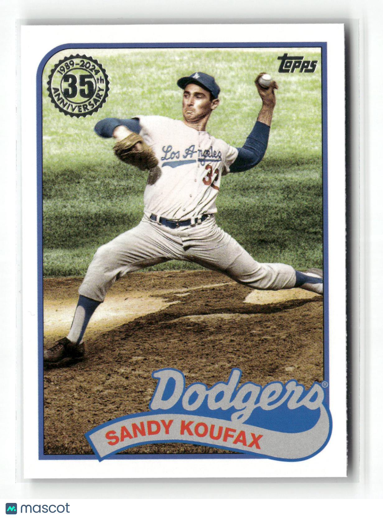 2024 Topps Series Two Sandy Koufax #89B2-47 1989 Topps Baseball