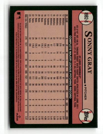 2024 Topps Series Two Sonny Gray #89B2-8 1989 Topps Baseball
