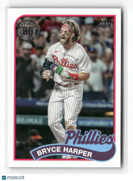 2024 Topps One Bryce Harper #89B-23 1989 Topps Baseball
