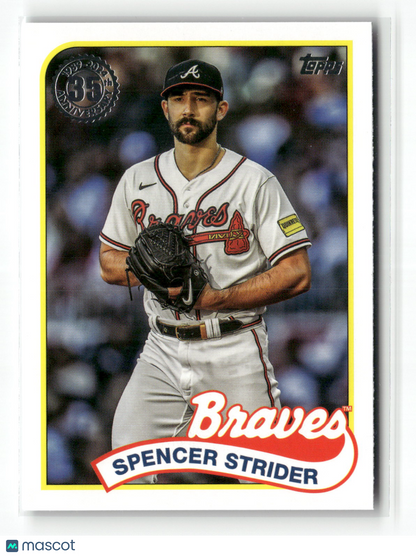 2024 Topps Series Two Spencer Strider #89B2-14 1989 Topps Baseball