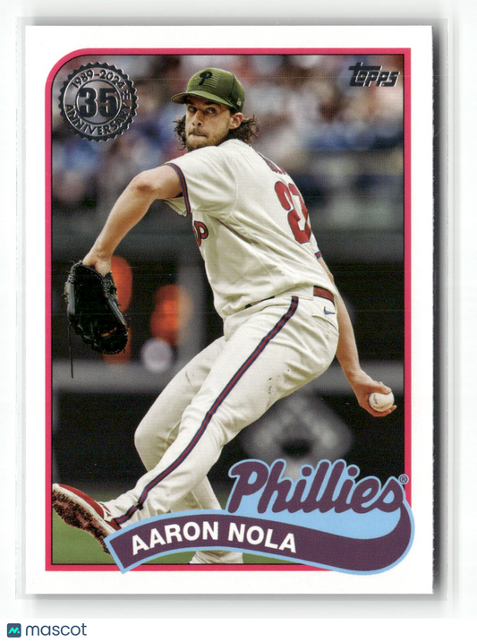 2024 Topps Series Two Aaron Nola #89B2-28 1989 Topps Baseball