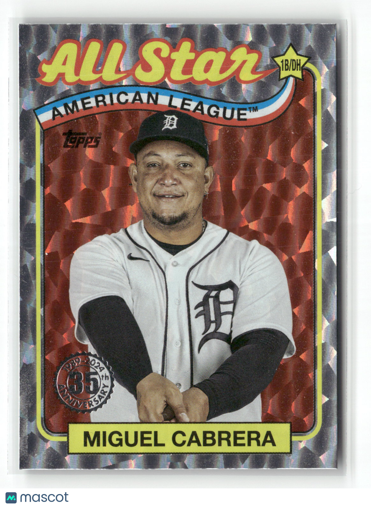 2024 Topps Series Two Miguel Cabrera #89ASB-30 1989 Topps All-Star Baseball Foil