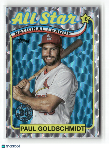 2024 Topps Series Two Paul Goldschmidt #89ASB-43 1989 Topps All-Star Baseball Foil