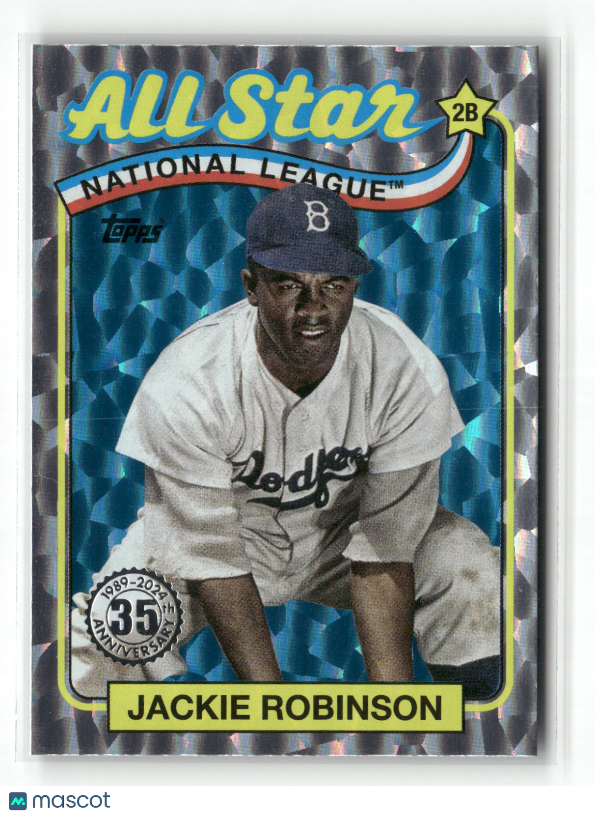 2024 Topps Series Two Jackie Robinson #89ASB-44 1989 Topps All-Star Baseball Foil