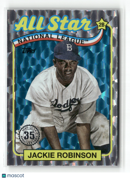 2024 Topps Series Two Jackie Robinson #89ASB-44 1989 Topps All-Star Baseball Foil