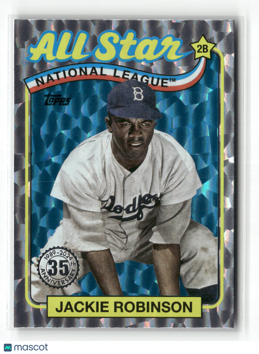 2024 Topps Series Two Jackie Robinson #89ASB-44 1989 Topps All-Star Baseball Foil