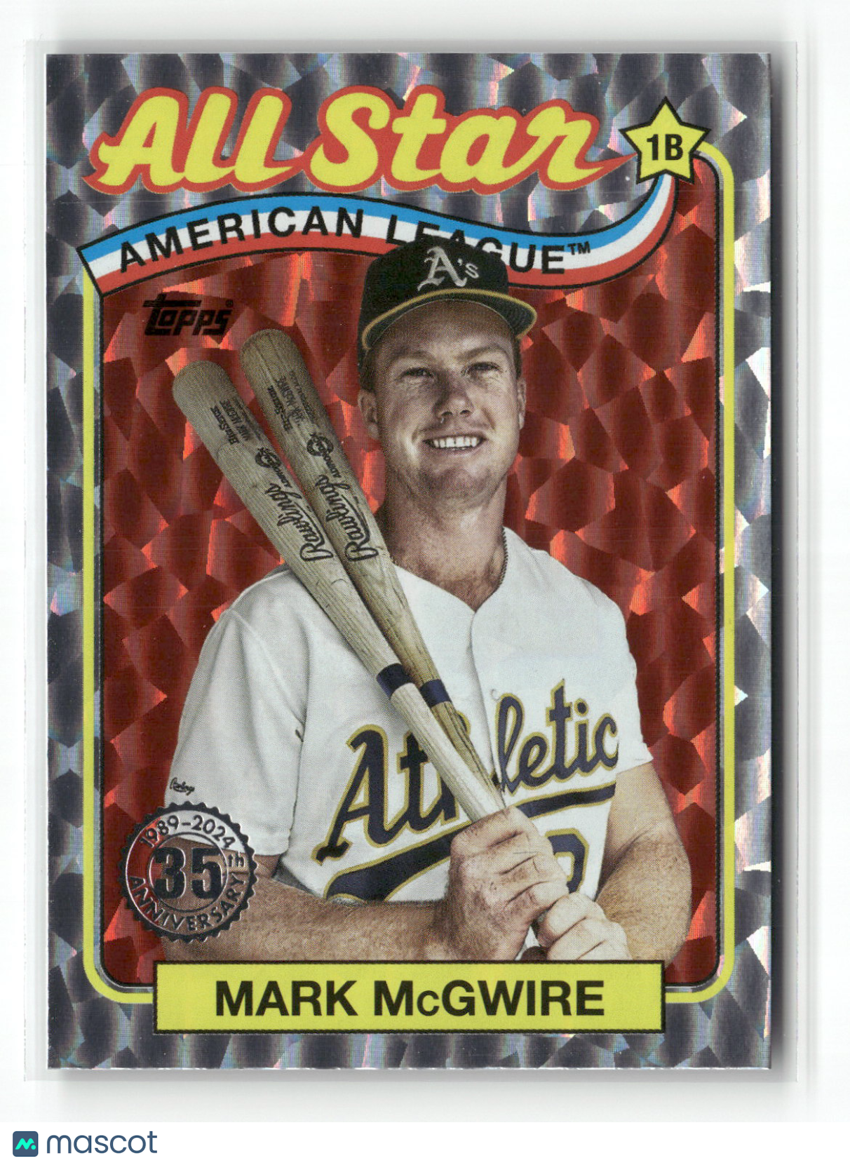 2024 Topps Series Two Mark McGwire #89ASB-37 1989 Topps All-Star Baseball Foil