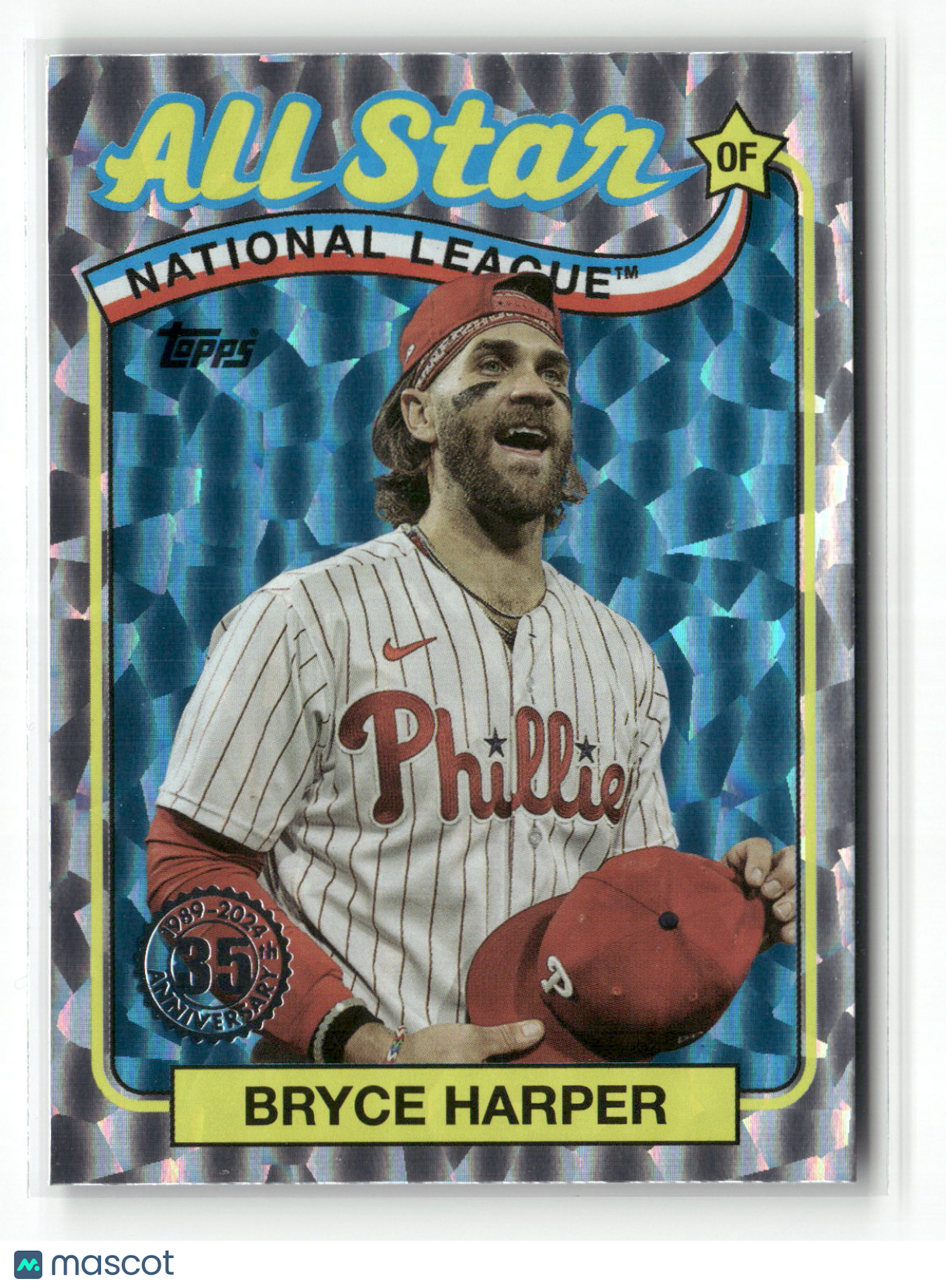 2024 Topps Series Two Bryce Harper #89ASB-40 1989 Topps All-Star Baseball Foil
