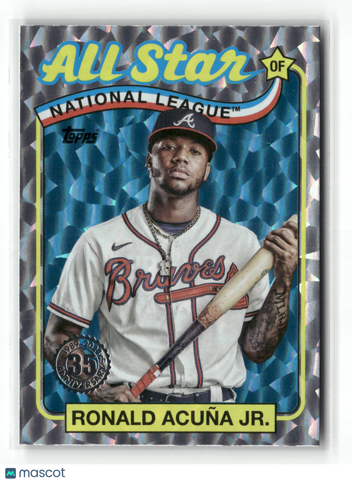 2024 Topps Series Two Ronald Acuña Jr. #89ASB-28 1989 Topps All-Star Baseball Foil