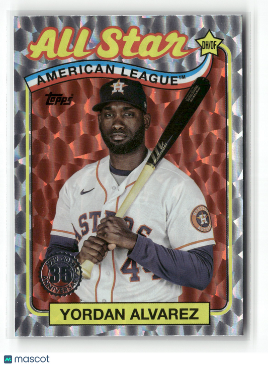 2024 Topps Series Two Yordan Alvarez #89ASB-46 1989 Topps All-Star Baseball Foil