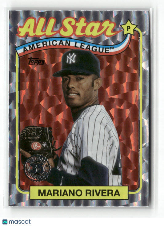 2024 Topps Series Two Mariano Rivera #89ASB-25 1989 Topps All-Star Baseball Foil