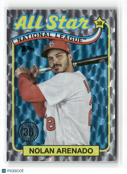 2024 Topps Series Two Nolan Arenado #89ASB-10 1989 Topps All-Star Baseball Foil