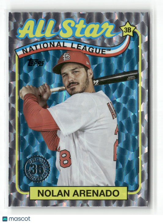 2024 Topps Series Two Nolan Arenado #89ASB-10 1989 Topps All-Star Baseball Foil