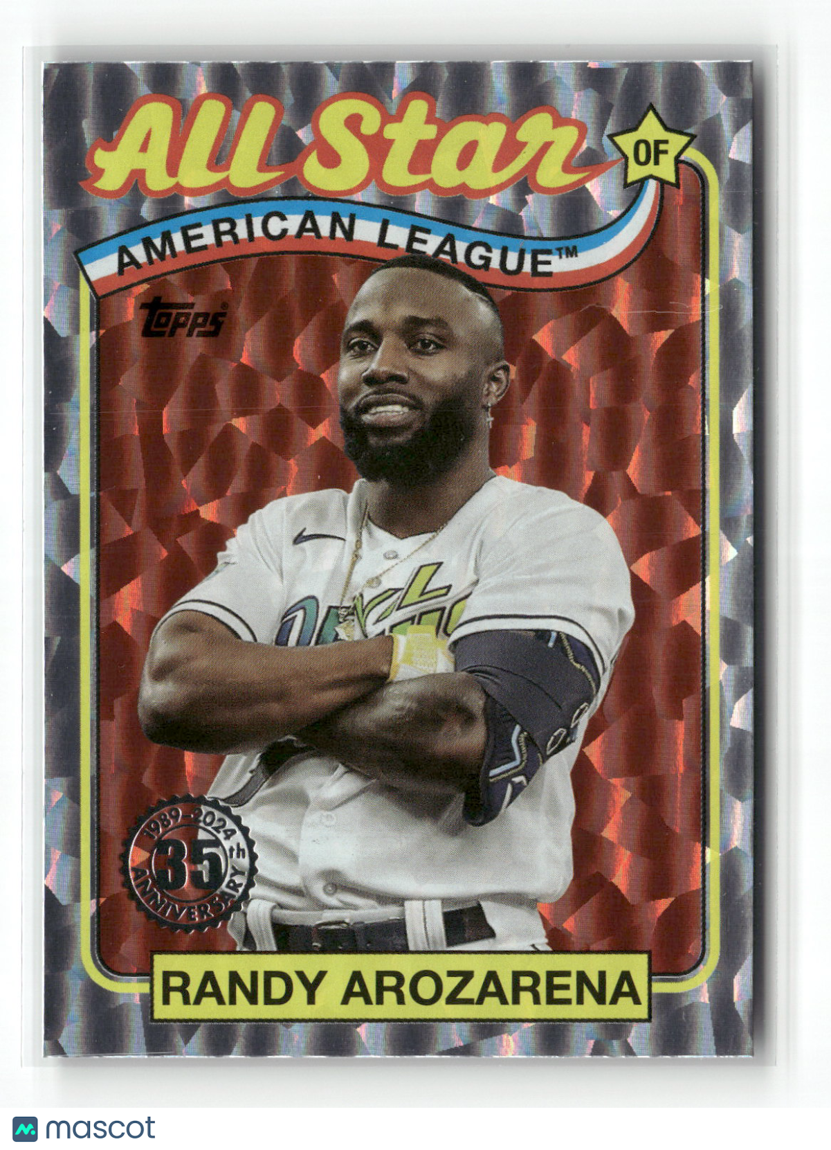 2024 Topps Series Two Randy Arozarena #89ASB-42 1989 Topps All-Star Baseball Foil