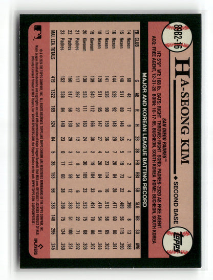 2024 Topps Series Two Ha-Seong Kim #89B2-16 1989 Topps Baseball Foil