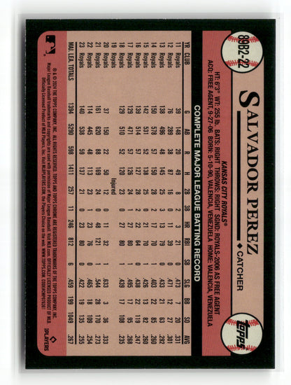 2024 Topps Series Two Salvador Perez #89B2-22 1989 Topps Baseball Foil