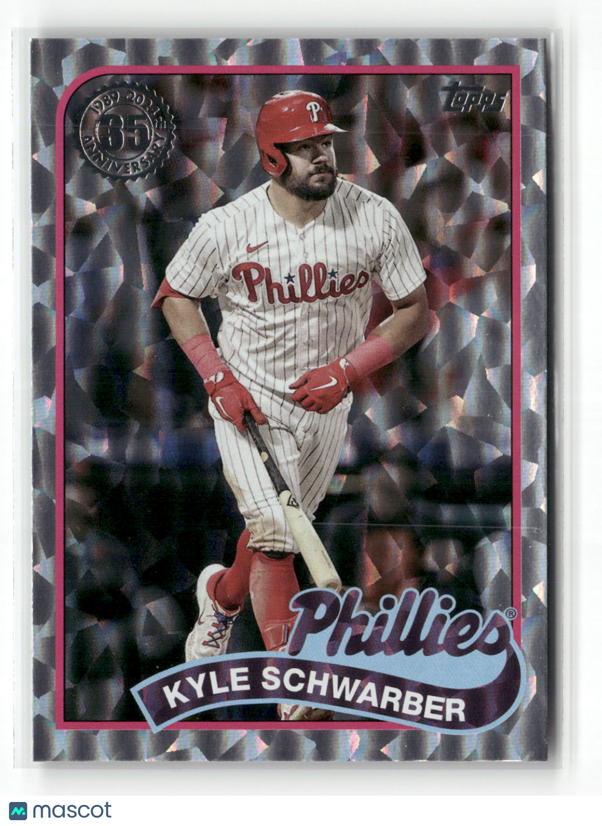 2024 Topps Series Two Kyle Schwarber #89B2-42 1989 Topps Baseball Foil
