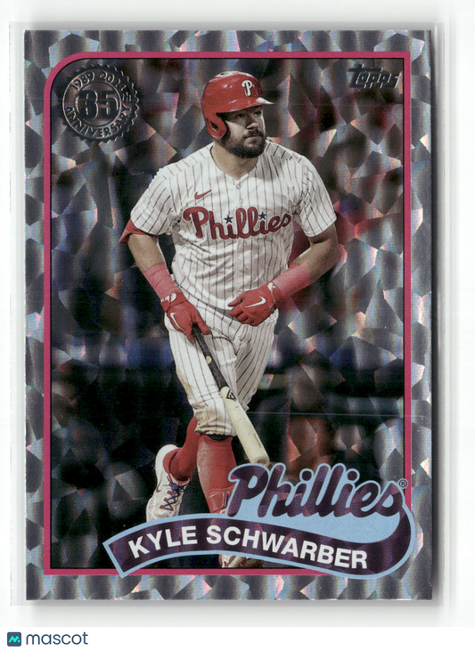 2024 Topps Series Two Kyle Schwarber #89B2-42 1989 Topps Baseball Foil