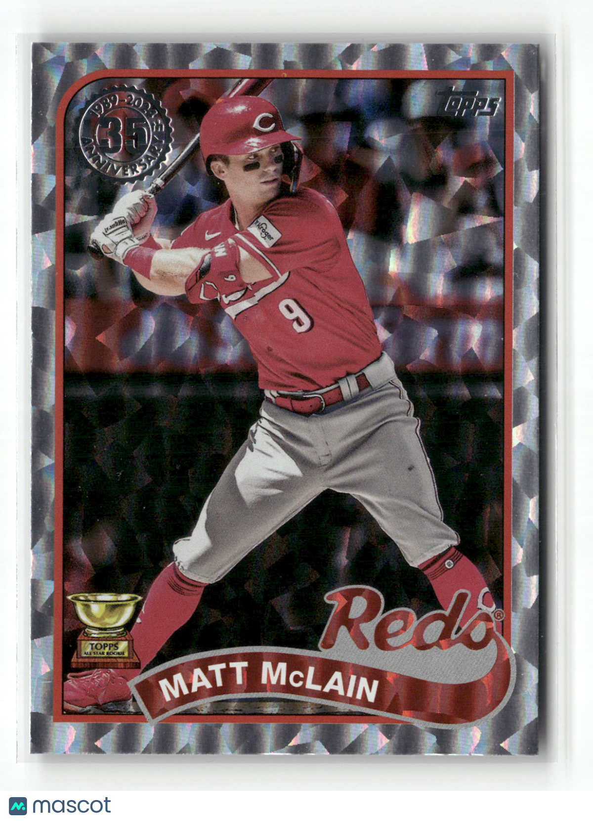 2024 Topps Series Two Matt McLain #89B2-38 1989 Topps Baseball Foil