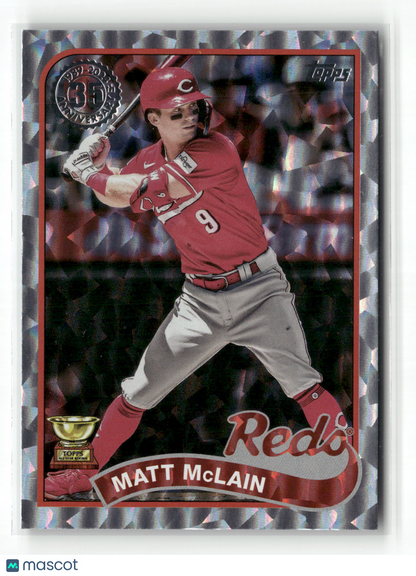 2024 Topps Series Two Matt McLain #89B2-38 1989 Topps Baseball Foil