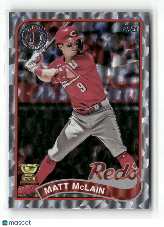 2024 Topps Series Two Matt McLain #89B2-38 1989 Topps Baseball Foil
