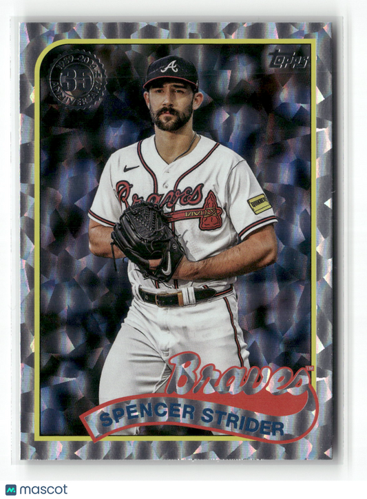 2024 Topps Series Two Spencer Strider #89B2-14 1989 Topps Baseball Foil Board