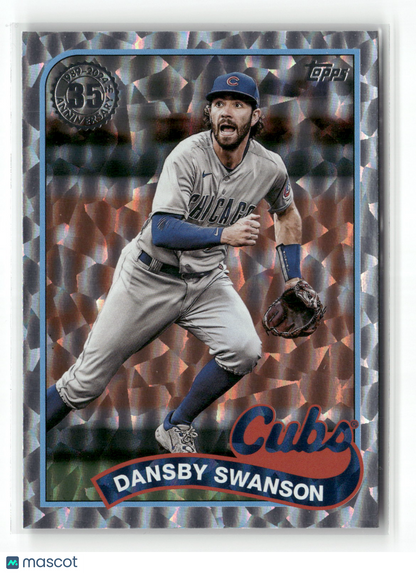 2024 Topps Series Two Dansby Swanson #89B2-17 1989 Topps Baseball Foil Board