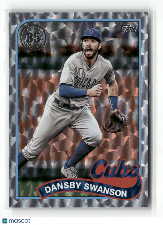 2024 Topps Series Two Dansby Swanson #89B2-17 1989 Topps Baseball Foil Board