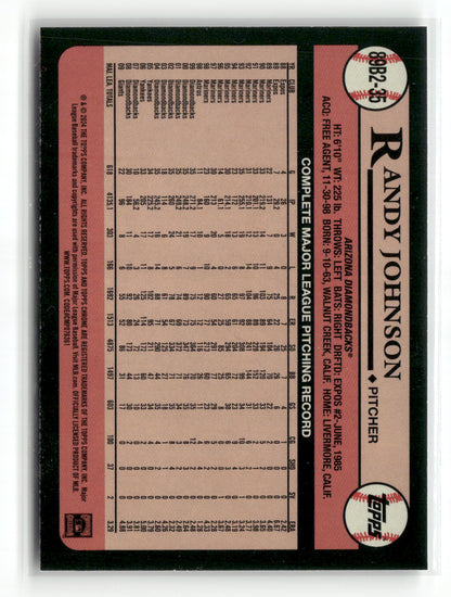 2024 Topps Series Two Randy Johnson #89B2-35 1989 Topps Baseball Foil Board